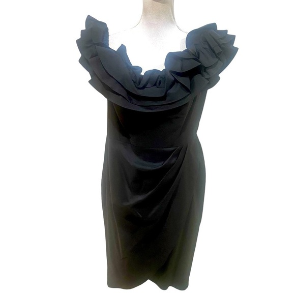 astr black lace dress Floral Lace Knit Midi Dress main image 1